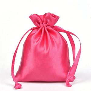 Sacs en Soie à Cordon Coulissant pour Bijoux, Cosmétiques, Rouge à Lèvres, Emballage Cadeau, Cérémonie de Mariage, avec Logo - Product Image 2