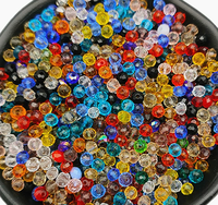 Perles plates facettées en cristal artificiel, couleur Noël, pour accessoires de cheveux, sacs, chaussures, vêtements et confection de vêtements