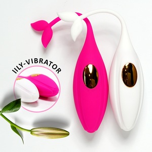 Consolador vibrador para mujeres juguetes sexuales consoladores pareja lesbiana Flor de lirio APP Control remoto inalámbrico 'S G-Point fuerte choque huevo salto - Product Image 4