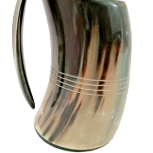 Mug Viking en forme de corne, Tankard, 1 pièce de 6 ", coupe de bière, style médiéval, authentique - Product Image 1