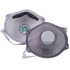 P3 Staub maske mit Ventil 10er Pack Cup Gesichts maske mit Atem ventil Aktivkohle Konstruktion Sicherheits nasen maske Sicherheits nasen abdeckung - Product Image 6