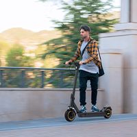Cyclomoteur électrique Prix d'usine Nouveau E Scooter Suspension hydraulique avant pliable ESMAX Scooter électrique à 2 roues de 10 pouces
