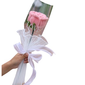 Bouquet de fleurs torsadées, savon artisanal prêt à l'emploi, soie, matériel DIY, cadeau parfait pour un anniversaire ou une remise de diplôme pour votre petite amie - Product Image 5