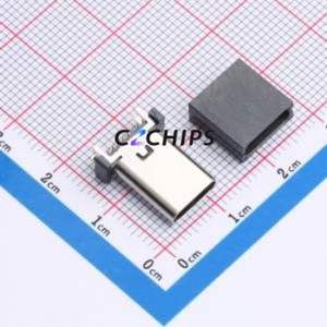 TYPE-C 16P LTH13.7 143 USB Connector SMD Connector Type-C Female Vertical Mount 16P - Product Image 1