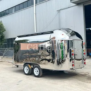 Camion de restauration mobile de haute qualité en acier inoxydable de 4 m pour la vente, idéal pour le camping - Product Image 3