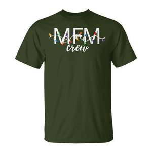 T-shirt de Noël Mfm Crew pour infirmière en médecine maternelle-fœtale, design de Noël - Product Image 1
