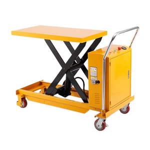 मोबाइल छोटे हाइड्रोलिक लिफ्टिंग प्लेटफॉर्म 150 किलोग्राम 0.72 मीटर उठाने प्लेटफार्म ट्रॉली इलेक्ट्रिक लिफ्ट टेबल ट्रॉली - Product Image 1