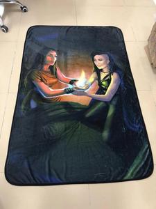 Custom Printed Flannel Fleece Couch <strong>TV</strong> Throw <strong>Blanket</strong> Warming <strong>Blanket</strong> - Product Image 4