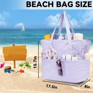 Venta caliente bolso de mujer multifuncional de gran capacidad bolso de mano Popular europeo y americano bolso de playa de vacaciones de viaje - Product Image 4