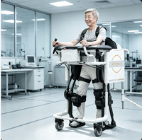 Exosquelette de réadaptation à mouvement fluide pour l'entraînement à la marche