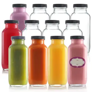 Factory Prices Customize Size Mini Bottle Glass 1000ml Glass Bottles Glass Juicer Water Bottle