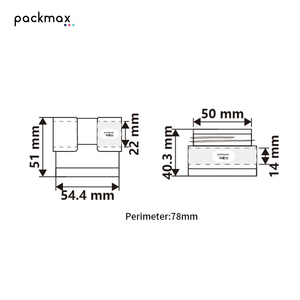 Flacone in Plastica a Doppio Strato con Bocca Larga da 30g 50g per Balsamo Detergente e <span class=keywords><strong>Maschera</strong></span> all'Argilla - Confezione Vuota Premium per Cosmetici - Product Image 3