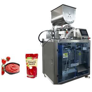 Machine d'emballage de sachets préformés de formes spéciales pour sauce piquante, pâte de caviar, confiture de myrtilles et de fraises, avec fonction de agitation - Product Image 1