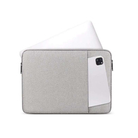 Funda Impermeable para Portátil de Gran Capacidad, Bolsa de Ordenador Oxford con Bolsillo, Funda Vertical de 11.6-15.6 Pulgadas para Macbook