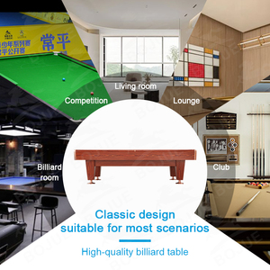 High Quality Classic Commercial Style <b>Pool</b> <b>Table</b> Snooker/Billiard MDF Material With Solid Wood Rail on Sale <b>Pool</b> Billiard Ta - Product Image 4