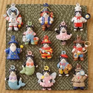 Nuevo y Popular Collar DIY con Colgante de Cobre de la Serie Gatos: Sirena, <span class=keywords><strong>Mago</strong></span>, Pirata, Chef, <span class=keywords><strong>para</strong></span> Mujer, Regalo, Joyería, Accesorios, Venta al por Mayor - Product Image 2