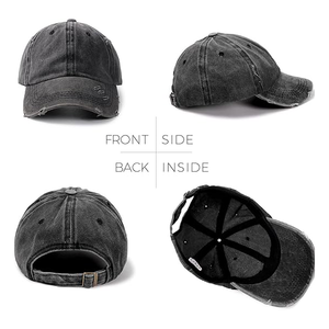 Gorra de Béisbol Personalizada con Logotipo Bordado para Hombre, Gorra de Algodón con Protección Solar, Gorra Deportiva de Mezclilla con Logotipo Personalizado - Product Image 2