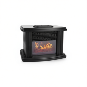 Chimenea Eléctrica con Calefactor de 800W, Llama Artificial, Control Remoto, Protección Contra Sobrecalentamiento, Uso Doméstico Independiente - Product Image 1