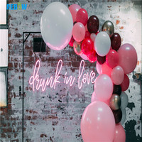 Livraison directe, magnifique enseigne lumineuse au néon personnalisée avec un nom romantique pour la décoration de mariage
