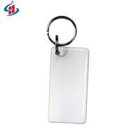 Vente en gros d'étiquettes RFID en époxy personnalisées 13,56 MHz 125 kHz, réinscriptibles, passives, porte-clés en époxy RFID