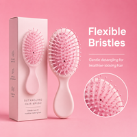 Peigne à cheveux miniature TL en gros, brosse à cheveux de poche de haute qualité pour enfants, pour démêler les cheveux humides et secs