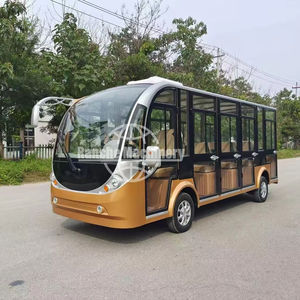 Coche de turismo Lanzadera gratuita Coche eléctrico puro Transporte verde 10 asientos Carros de golf de pasajeros con buena calidad - Product Image 1