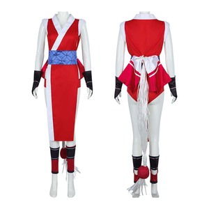 Costume de cosplay Mai Shiranui rouge <span class=keywords><strong>sexy</strong></span> pour femme adulte, jeu de rôle, championne, GAHC-076 - Product Image 3