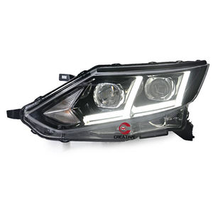Lampada frontale a LED per <span class=keywords><strong>faro</strong></span> <span class=keywords><strong>Nissan</strong></span> <span class=keywords><strong>Qashqai</strong></span> 2016 2017 angoli occhi luci LED luci diurne - Product Image 1