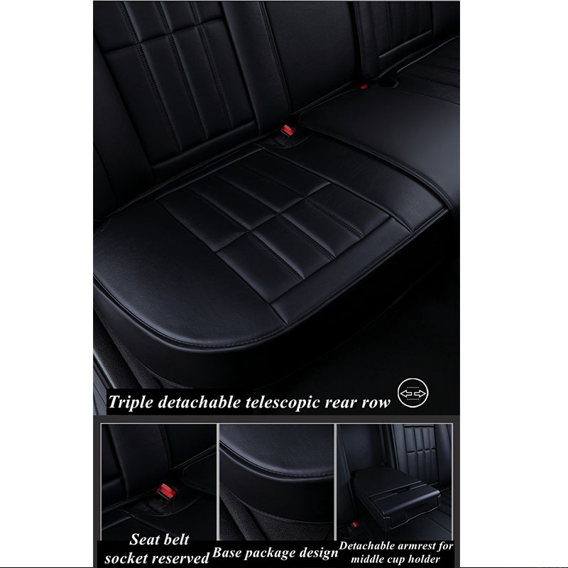 Full Set PU Leather Seat Covers For Lexus – 5-Seat Protection, Front & Rear, Anti-Slip, Universal Fit