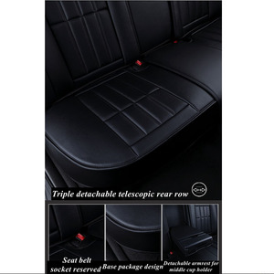 Funda de asiento de coche de cuero PU resistente al agua tridimensional 5D, cojín 3D de lujo, Protector Original para asiento de coche Universal Auris - Product Image 6