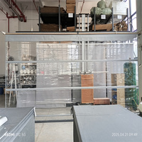 Contrôle manuel du cordon Stores de la mousson Contrôle du cordon Stores de balcon romains pour l'extérieur Stores en PVC transparent transparent