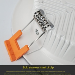 แผงไฟ LED หรี่แสงได้9W 12W 110V ทันสมัย IP65อลูมิเนียมไฟแบนพร้อมกล่องเหล็ก3CCT ดาวน์ไลท์ลดแสง5CCT สำหรับห้องนั่งเล่น - Product Image 3