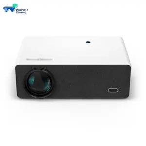 2024 New Arrival Wupro OEM D5000 Custom Logo LED LCD Mini Projector Smart Android 1800ANSI Lumens Home Thetaer1080P 4K Projector