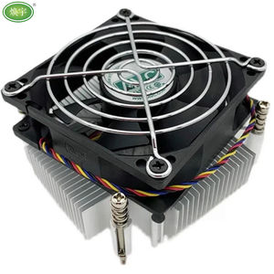 Refroidisseur de processeur à noyau en cuivre massif <span class=keywords><strong>AVC</strong></span> pour Intel LGA 1200/1151/1155, ventilateur silencieux PWM à 4 fils avec contrôle de la température pour ordinateur de bureau - Product Image 4