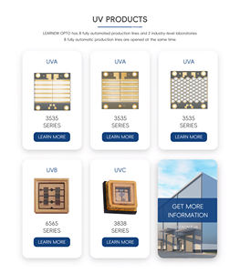 หลอดไฟ LED UVC 3535 ประสิทธิภาพสูง 1 วัตต์ 260-270 นาโนเมตร 20-30 มิลลิวัตต์ 100-150 มิลลิแอมป์ ไดโอด LED 5-7 โวลต์ แบบ Flip Chip (PW, <span class=keywords><strong>Dowa</strong></span> หรือ UVH) สำหรับเครื่องฟอกอากาศและน้ำ - Product Image 4