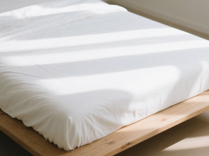 Sábanas Planas de Algodón para Hotel, 300 Hilos, Impermeables, Ecológicas, Lavables, Absorbentes de Humedad, Suaves al Tacto, para Todas las Temporadas - Product Image 3