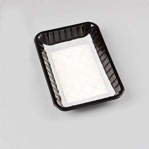 Food Packaging <b>Paper</b> Absorbent <b>Pad</b> Meat <b>Pad</b> Food Grade Eco-friendly 160x90mm 40~70ml/pcs Dust-free 3~7 Days Misource - Product Image 2