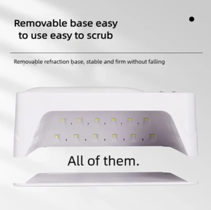 Lampe <span class=keywords><strong>à</strong></span> ongles SUN KM T9 96W avec support pour téléphone et repose-mains, 78 perles LED, double source lumineuse, 5 modes de minuterie, séchage rapide - Product Image 4