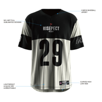 Fournisseur de vêtements de sport sur mesure en gros, uniformes d'équipe de softball et de baseball à manches courtes, style hip-hop