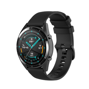 Eraysun 20mm 22mm Bracelet en silicone pour <span class=keywords><strong>Samsung</strong></span> <span class=keywords><strong>Galaxy</strong></span> Watch 3/46mm/42mm/active 2/46 <span class=keywords><strong>Gear</strong></span> S3 Frontier/<span class=keywords><strong>S2</strong></span>/<span class=keywords><strong>Sport</strong></span> Huawei GT 2/2E Strap - Product Image 1