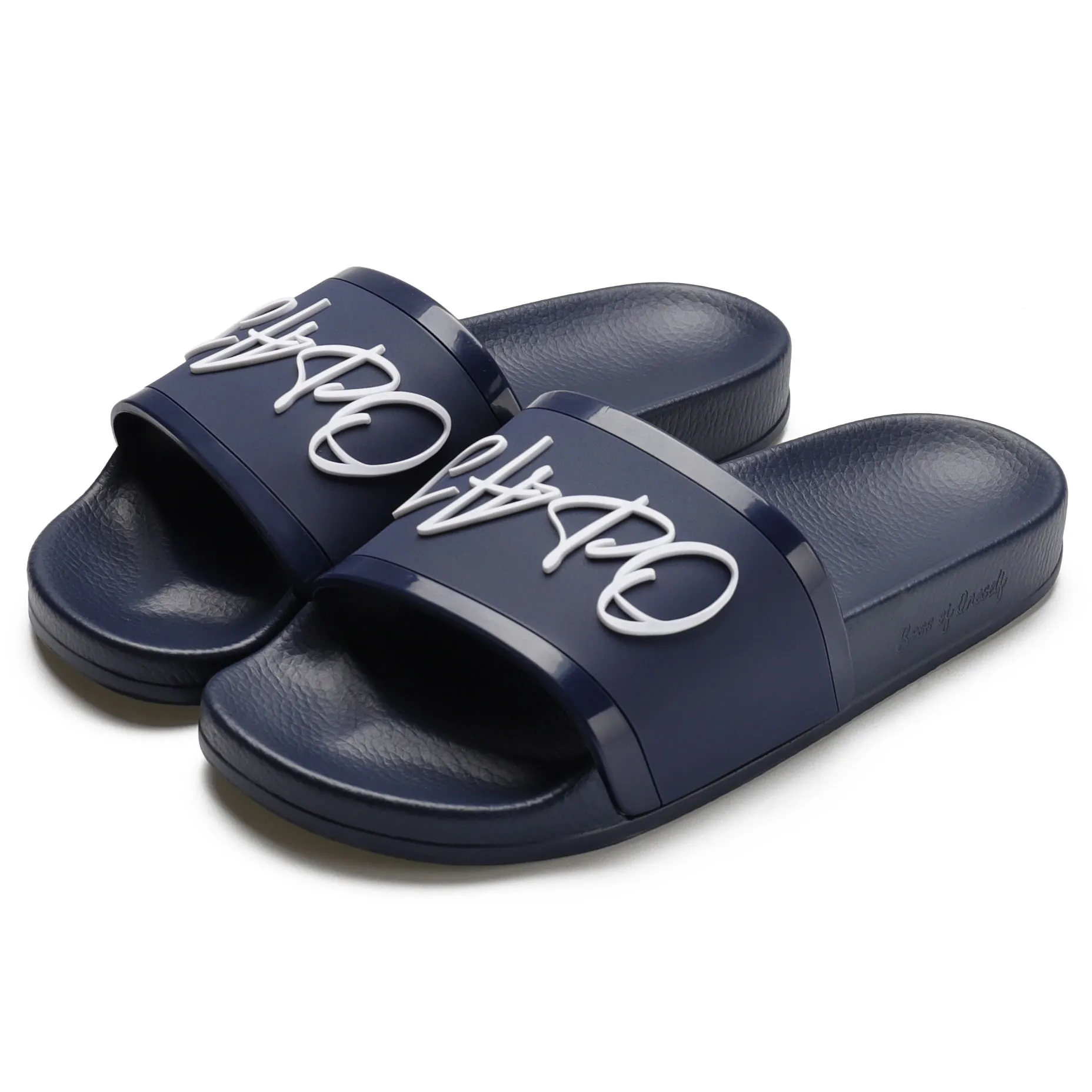 Nicecin yaz plaj spor kauçuk özel Logo moda yumuşak yüksek kalite erkek terlikleri açık sandalet