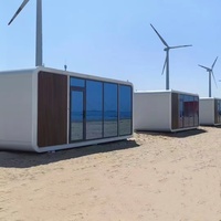Casa Prefabricada Tipo Resort, Pequeña, de Acero Ligero, Lista para Habitar, Casas Prefabricadas de Hormigón de Construcción Rápida