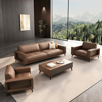 Ensemble de canapés modulaires en cuir PU pour salon et chambre à coucher, écologiques, modernes, durables et sains