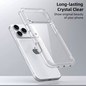 เคสโทรศัพท์ใส 3 in 1 พร้อมฟิล์มกันรอยกระจกนิรภัยและฟิล์มป้องกันเลนส์กล้องสำหรับ iPhone 17 16 15 14 13 12 Pro Max - Product Image 2