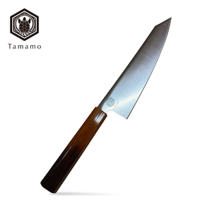 Cuchillo de cocina Ginsan Kiritsuke con mango de madera lacada, excelentes cuchillos para cocinar a diario. - Product Image 1