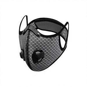 หน้ากากครึ่งหน้าแบบกรองขั้นสูงพร้อมคุณสมบัติระบายความชื้นสำหรับการปั่นจักรยานและกีฬา สีเทา ยี่ห้อลูมิน่า รุ่น In-26 - Product Image 1