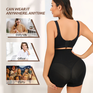 Shapewear da donna senza cuciture Boyshort cingolo corto shapper Shorts Shorts per sotto i vestiti - Product Image 4