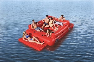 Bestway 43304 - Colchoneta Flotante Gigante para Fiestas en Forma <span class=keywords><strong>de</strong></span> Camión Rojo, 3.81m X 2.62m - Product Image 2