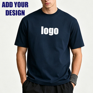 เสื้อยืดคุณภาพสูง 300gsm แบบกำหนดเองสำหรับผู้ชาย เสื้อยืดแขนสั้นเรียบง่ายสบายๆ พิมพ์ลายเสื้อยืดขายส่ง เสื้อยืดสั่งทำพร้อมโลโก้ - Product Image 2