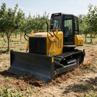 Mini-bouteur sur chenilles SD08 7,5T pour travaux de génie civil, petite machine de terrassement, moteur 70kW, machine de construction